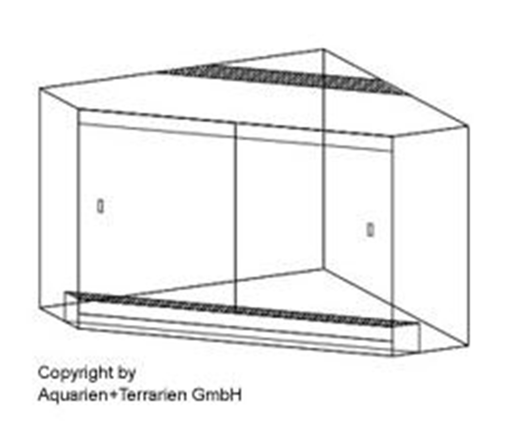 Bild von Penta-Terrarium 60x60/15x50cm