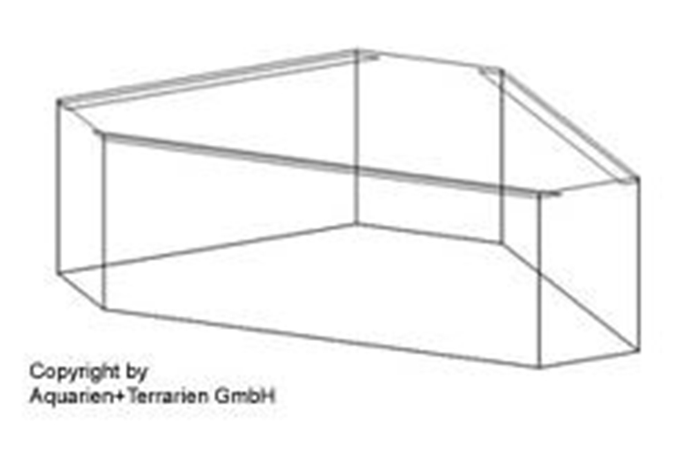 Bild von Penta-Aquarium-HTL 100x100/25x57cm